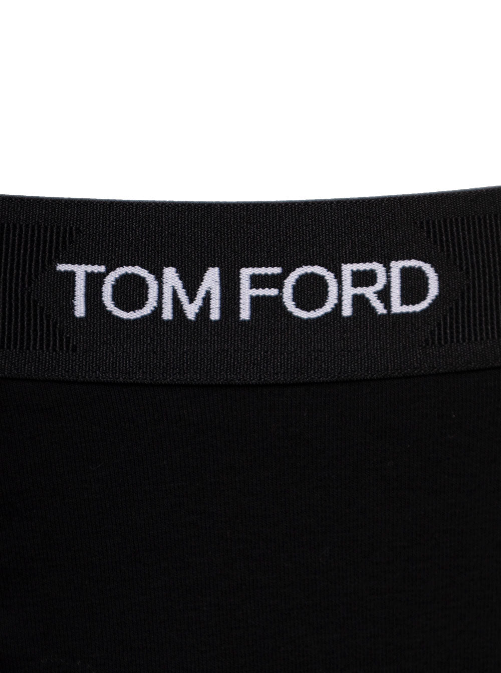Black Cotton Boxer with Logo Elastane Underwear