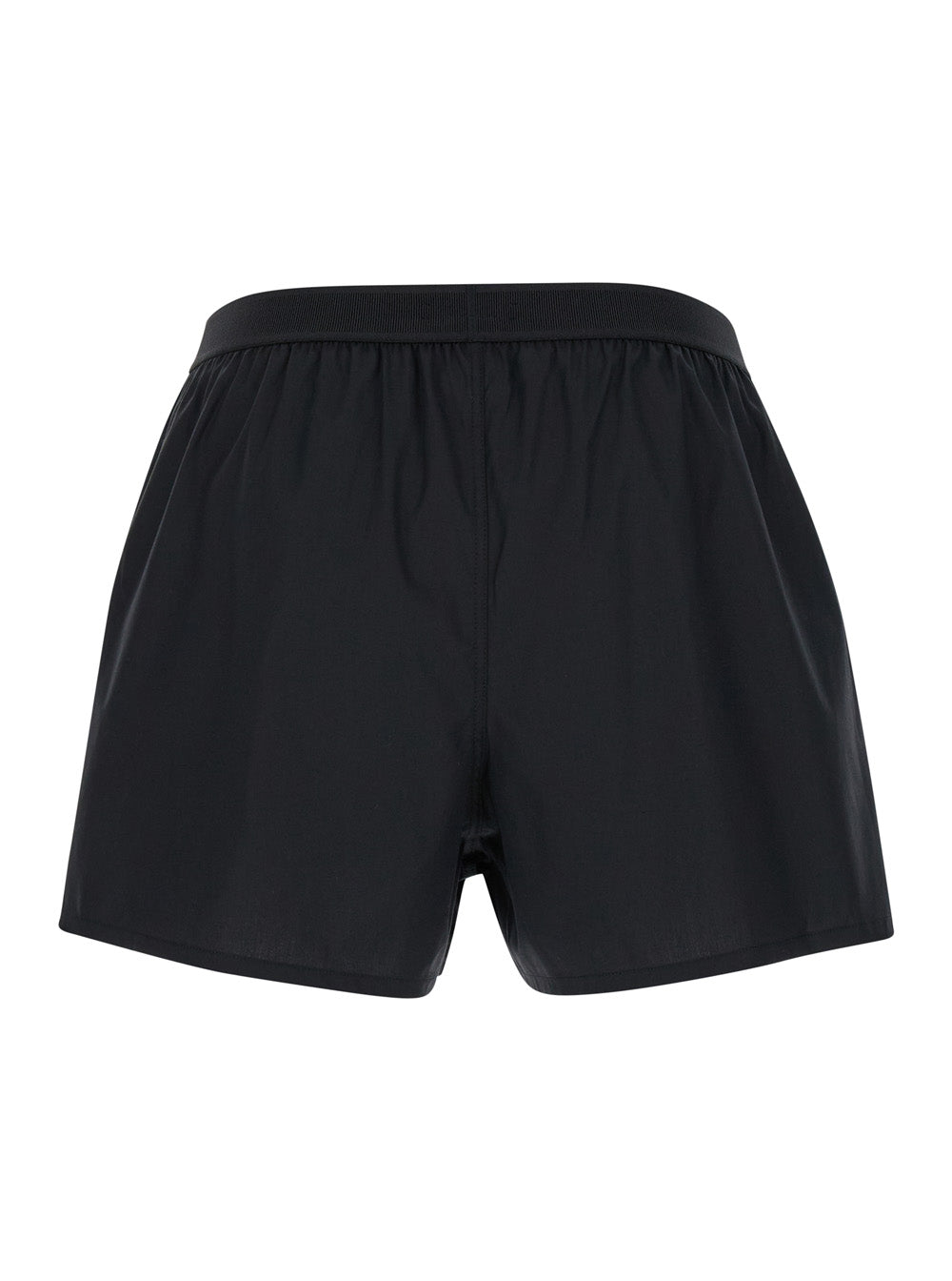 Black Boxers With Branded Band Tech Fabric Man Cotton Elastane Underwear