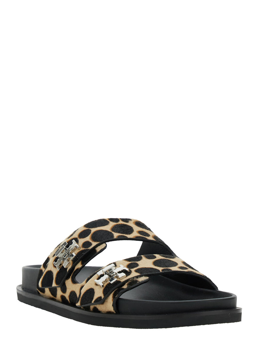 Sandals Brown Multicolour Calf