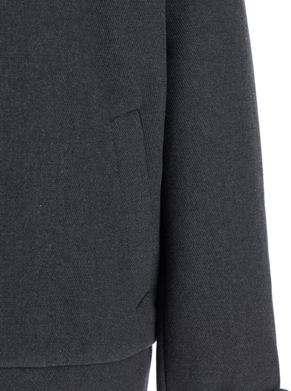 Peter Black Jacket with Classic Collar and Front Zip Closure in Wool Blend Man Outerwear