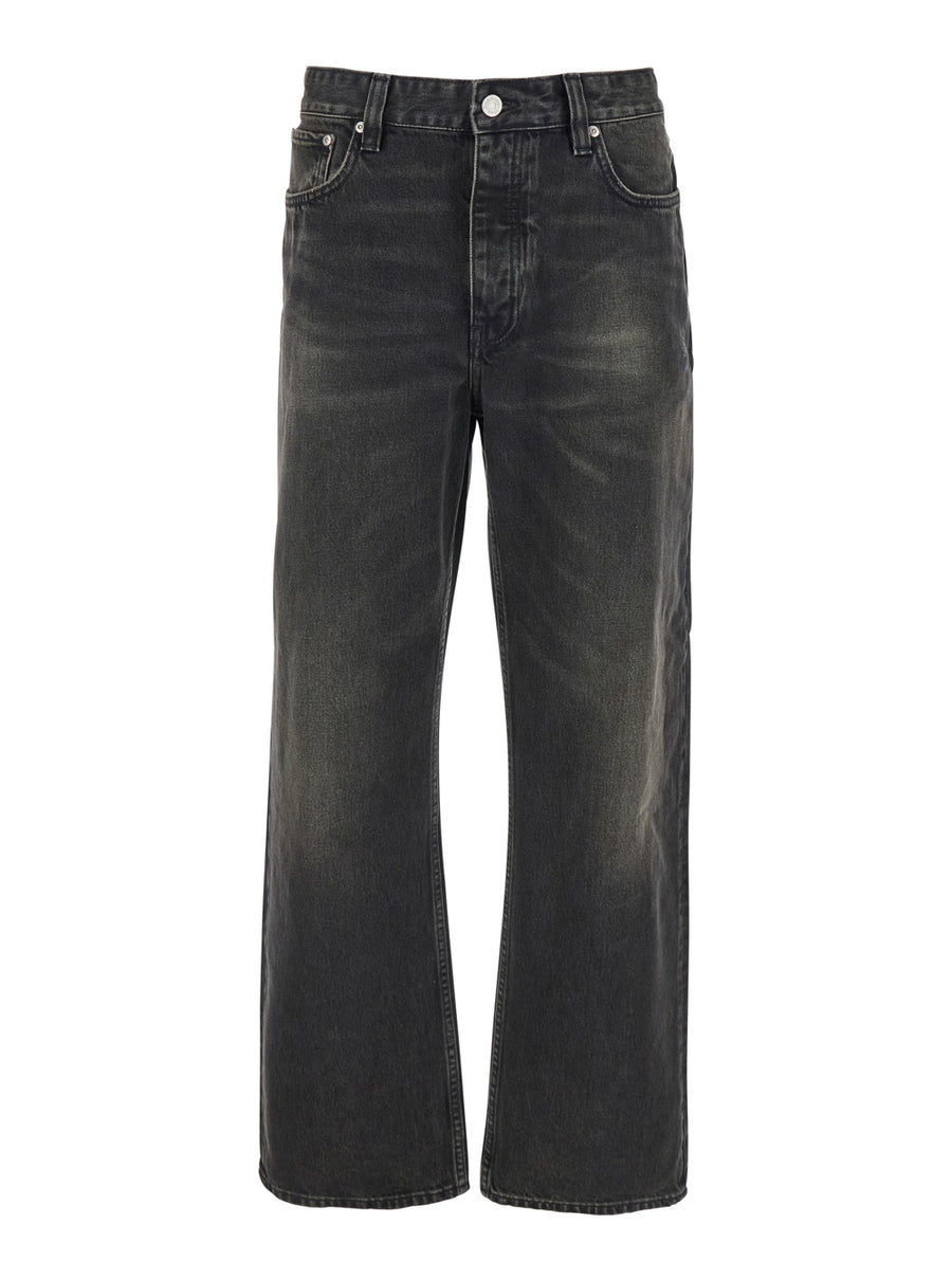 Black Jeans With Belt Loops Organic Cotton