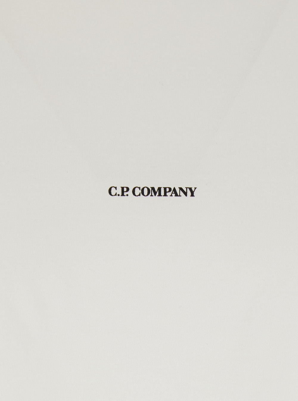 White Crewneck T-Shirt with Logo Lettering on the Front in Cotton Man Tshirts And Polo Shirts