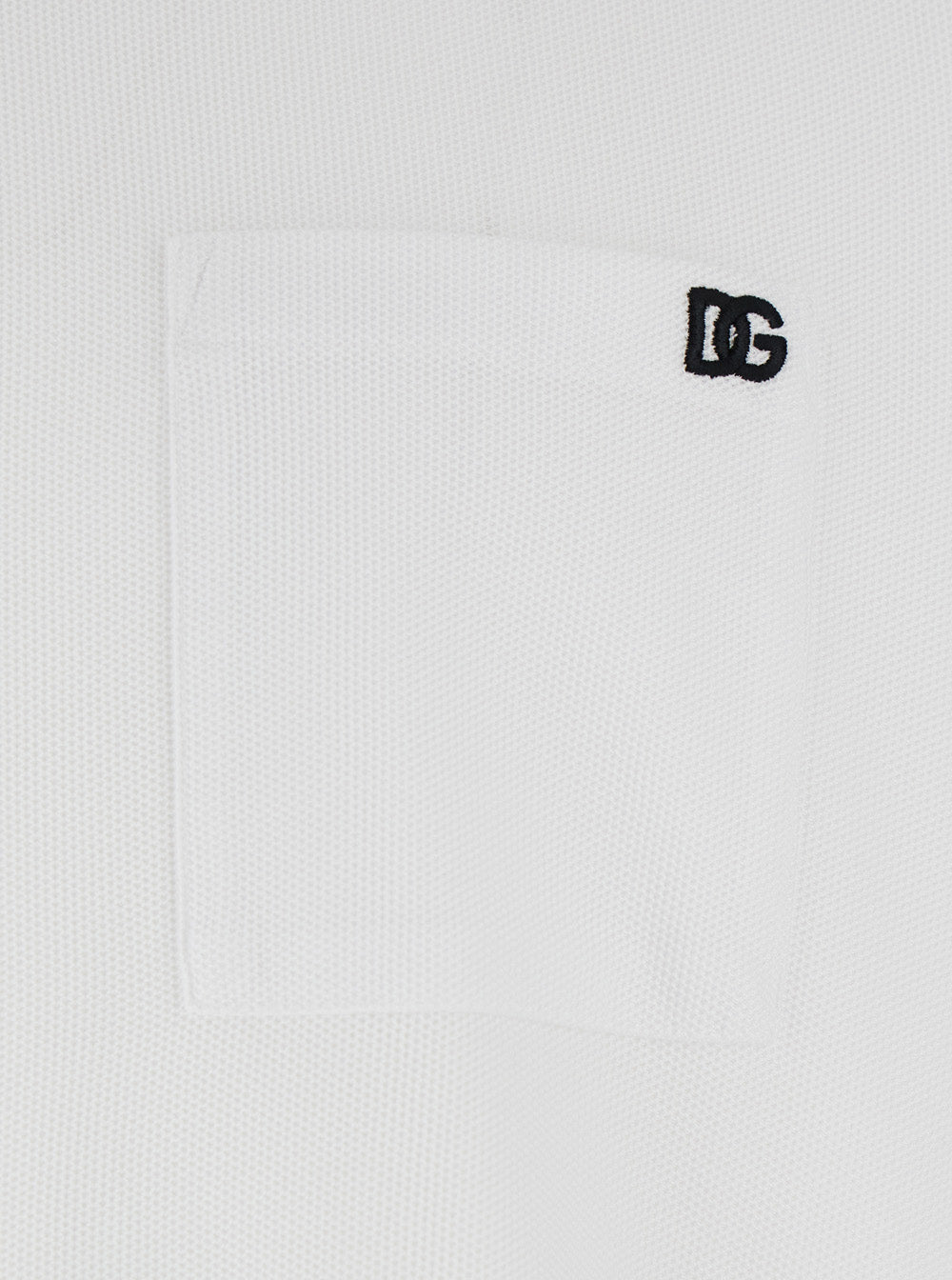 White Crewneck T-Shirt with Logo Embroidery on the Front in Cotton Man Tshirts And Polo Shirts
