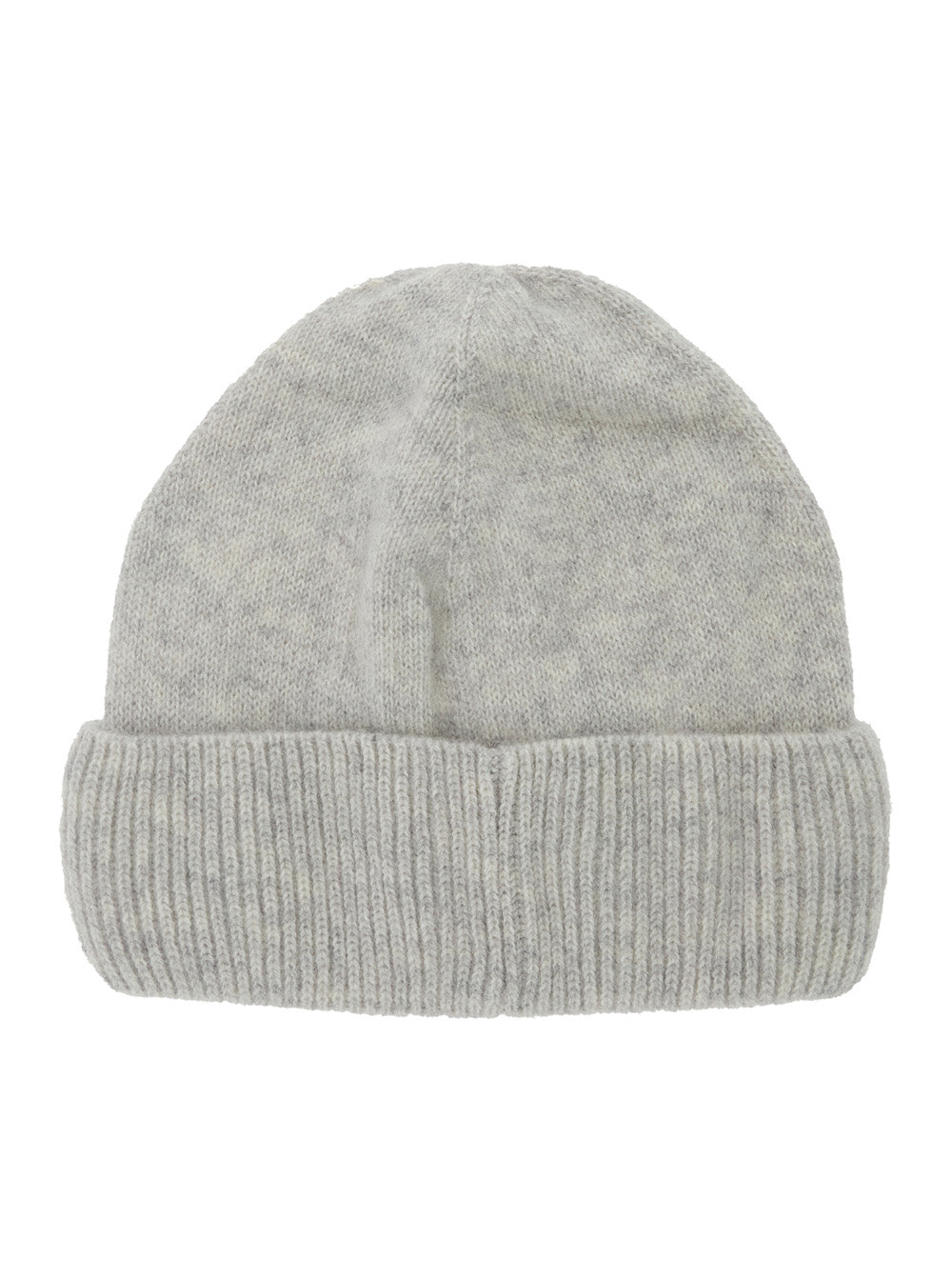 Vivian Grey Beanie with Logo Plaque Detail on the Front in Cashmere Woman Hats And Gloves