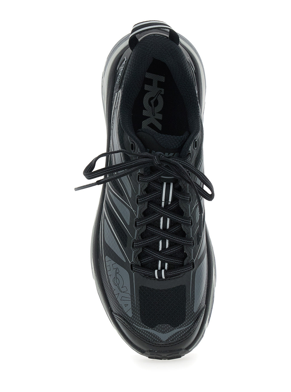 Mafate Speed 2 Black Low Top Sneakers with Logo Print on the Side in Tech Fabric Unisex Synthetic Textile