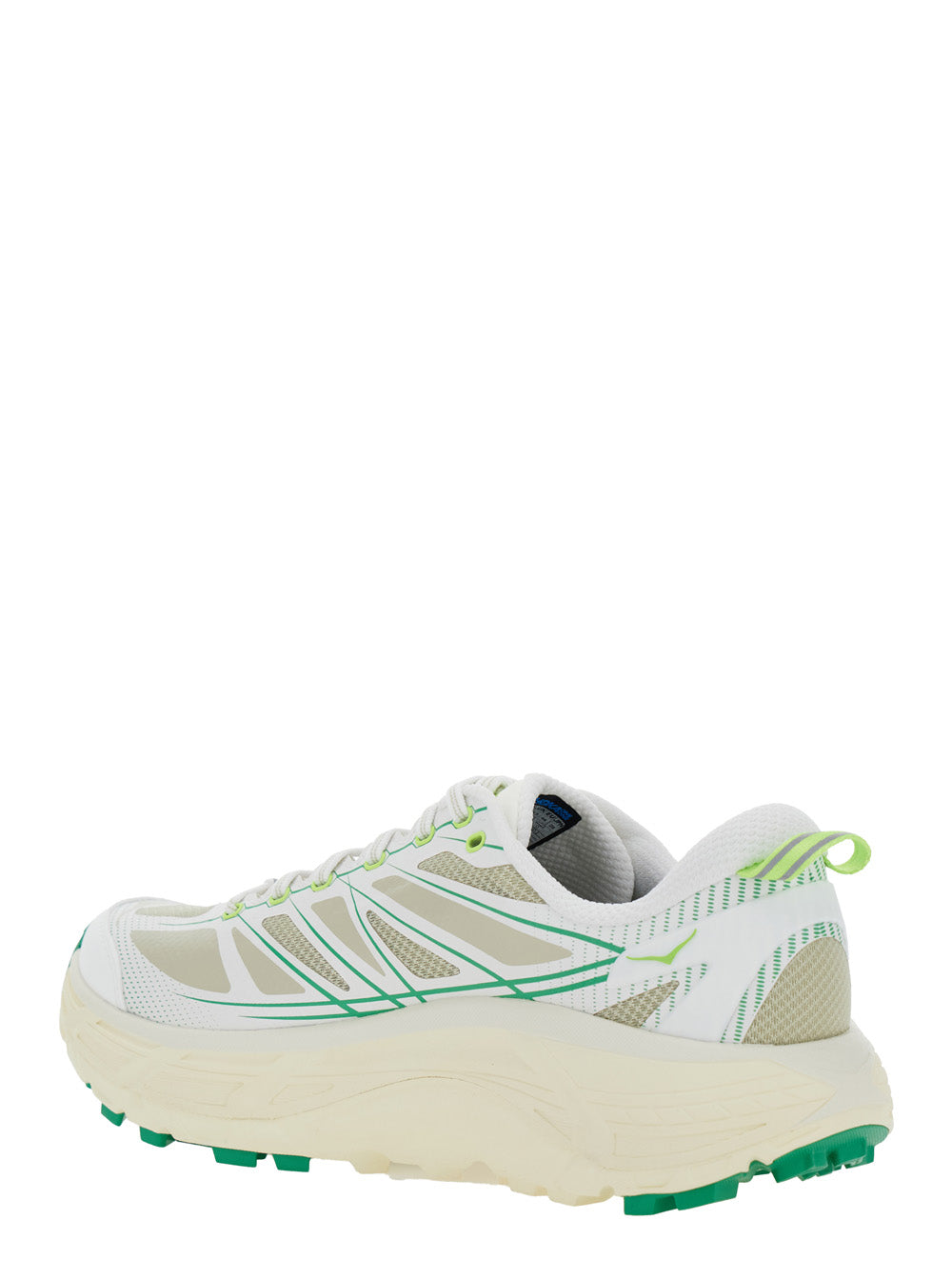 Mafate Speed 2 White Low Top Sneakers with Logo Patch on the Tongue and Contrasting Pull-Tab at Heel in Tech Fabric Unisex Synthetic Textile