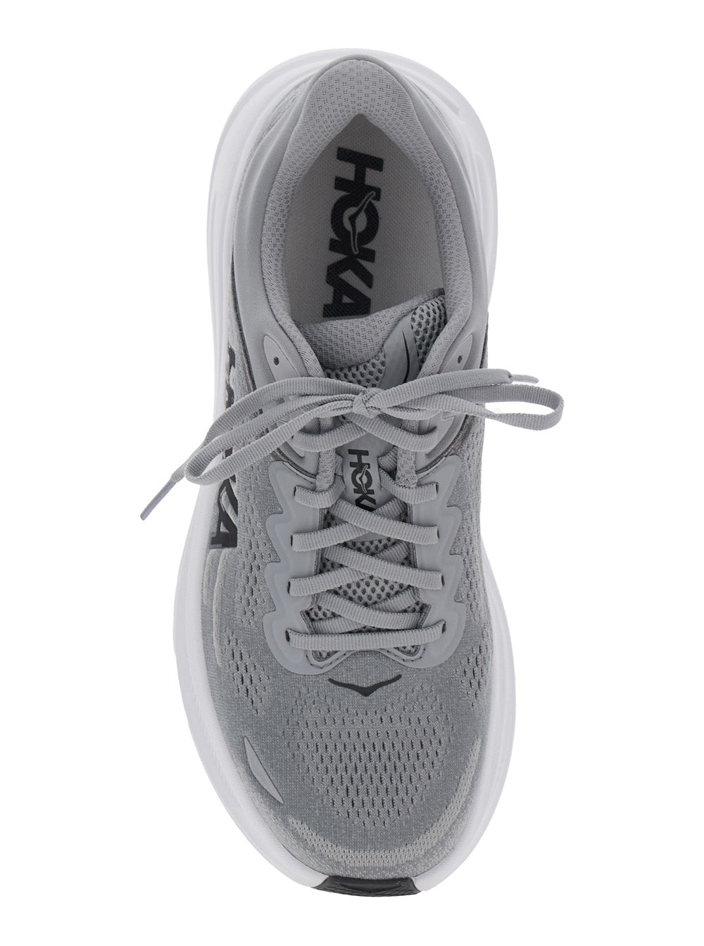 Bondi 9 Grey Low Top Sneakers with Maxi Logo Lettering on the Side in Tech Fabric Unisex Textile Synthetic
