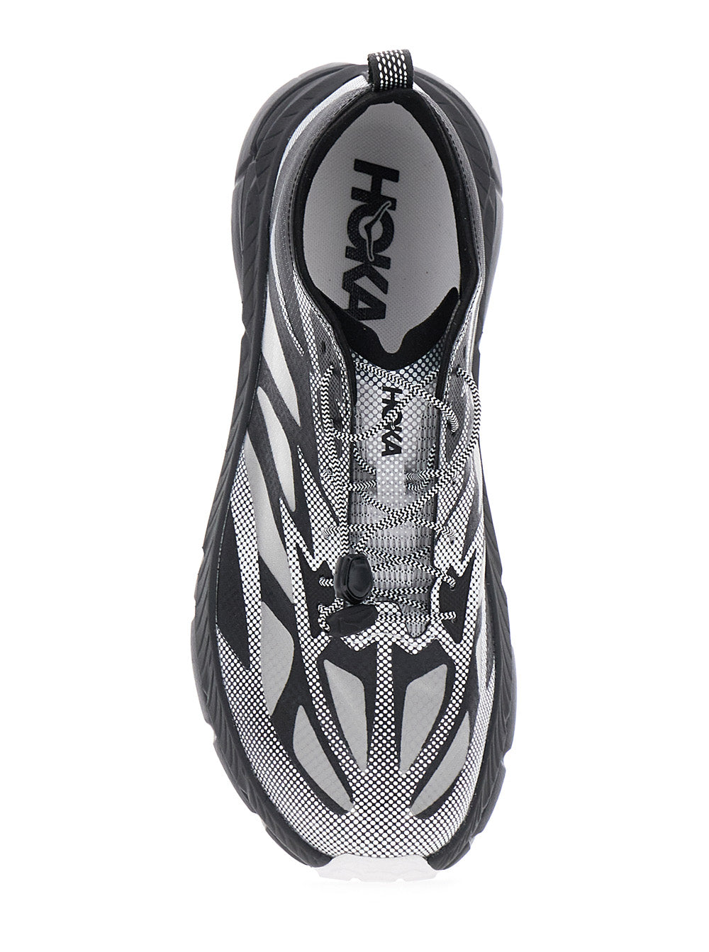 Mafate Speed 4 Lite Black Low Top Sneakers with Mesh Panels in Tech Fabric Unisex Grey Textile Synthetic