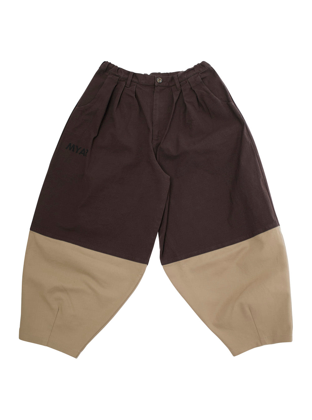 Multicolor Pants With Elastic Waist Fabric Boy Trousers