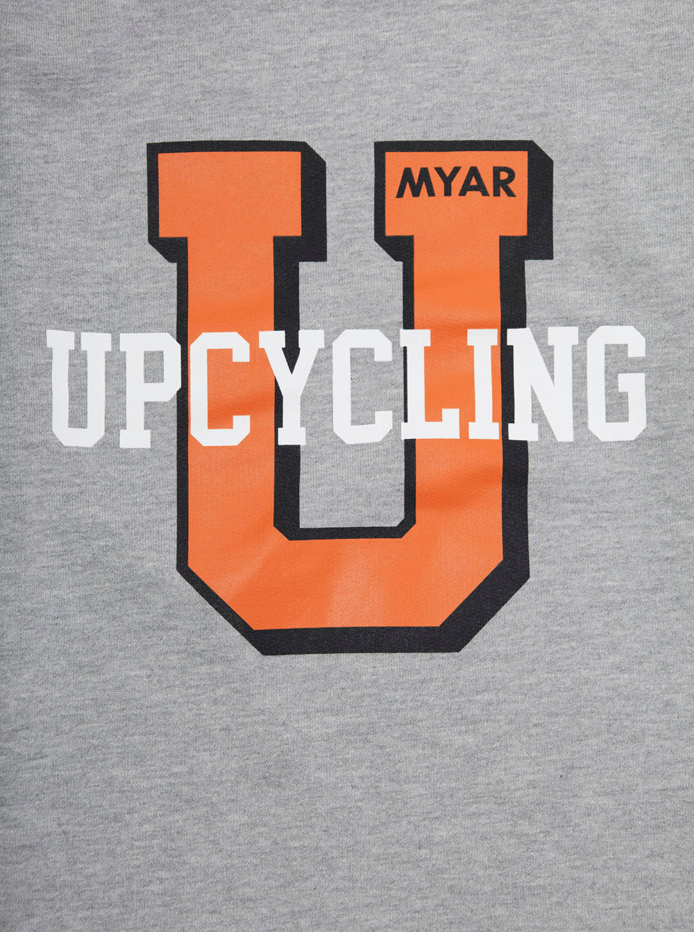 Grey Crewneck Sweatshirt With Print On The Front Cotton Boy Sweatshirts