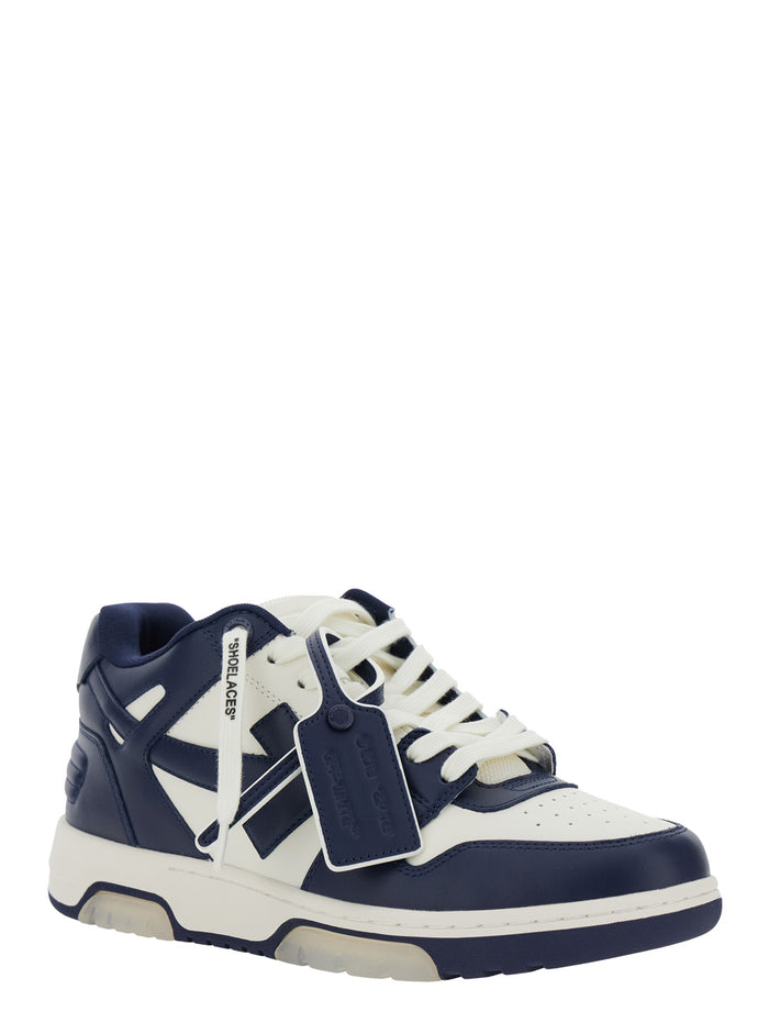 Out Of Office Calf Lea White Sneaker