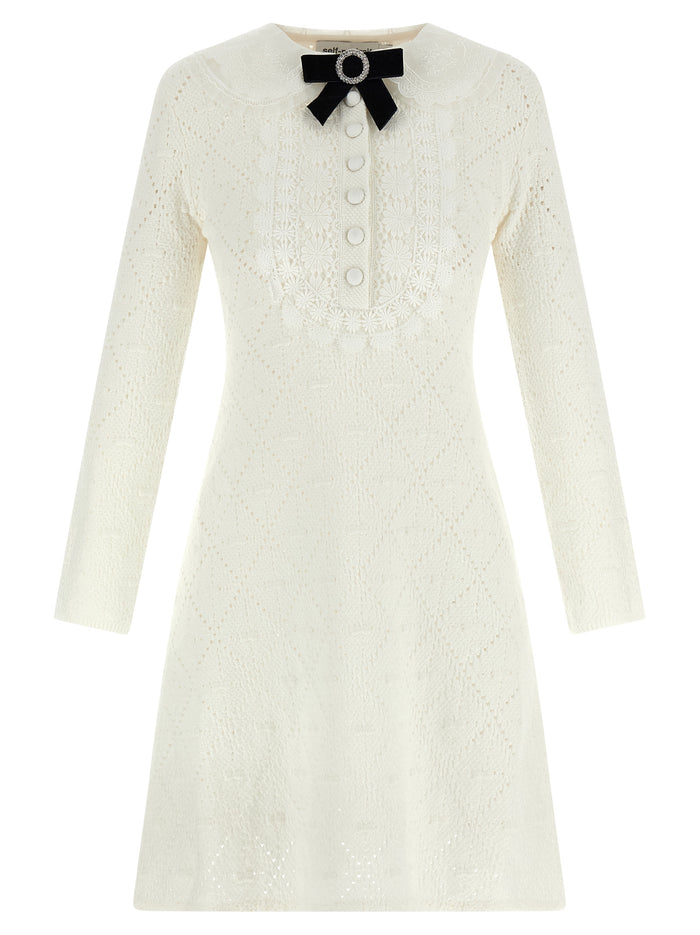Lace dress White