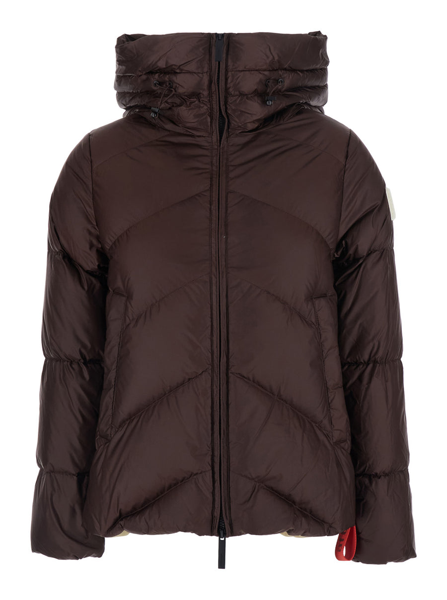 Puffer Jacket Helsinski Brown Polyamide