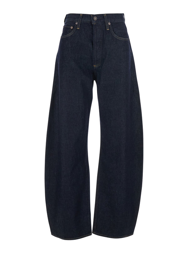 Jeans Luna Pieced Blue Cotton