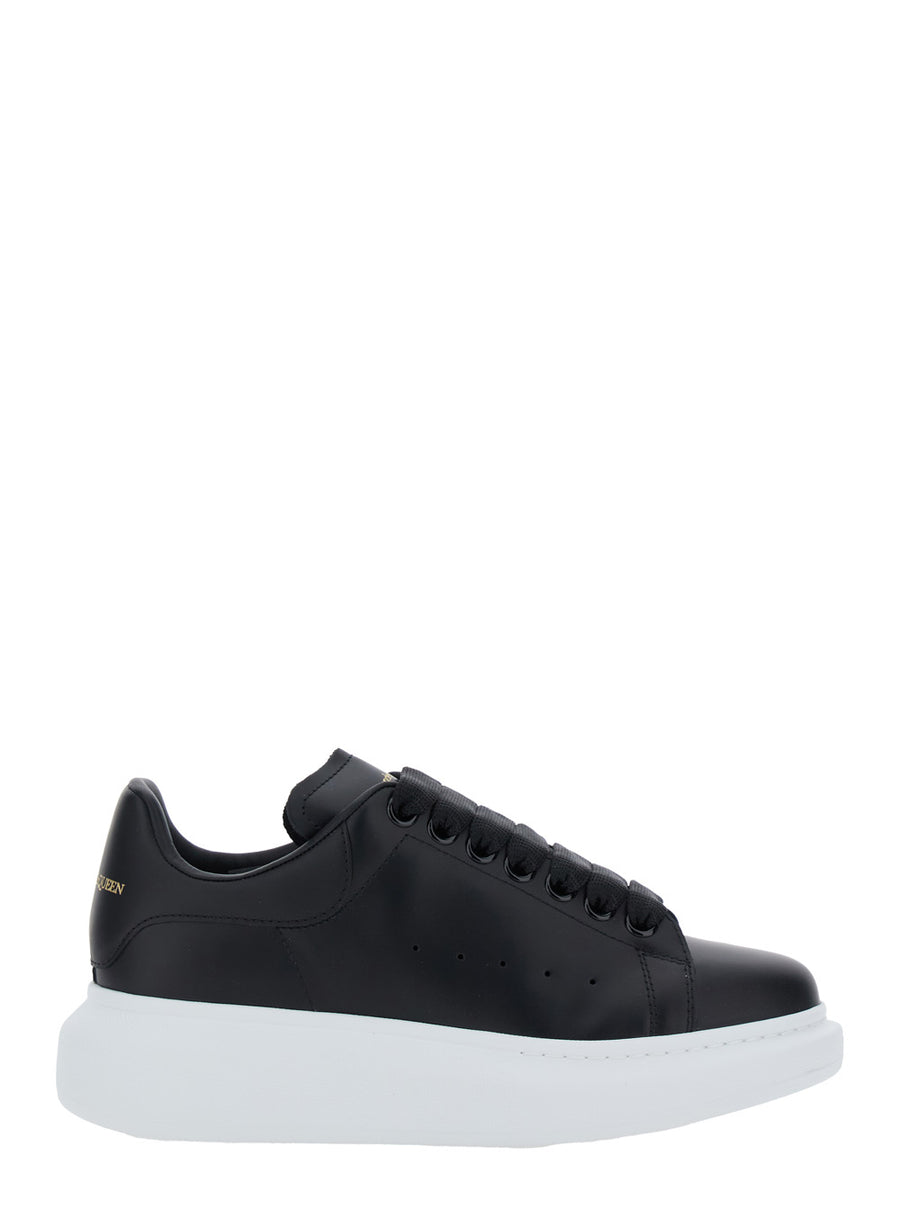 Sneakers Black Leather Calf Trainers