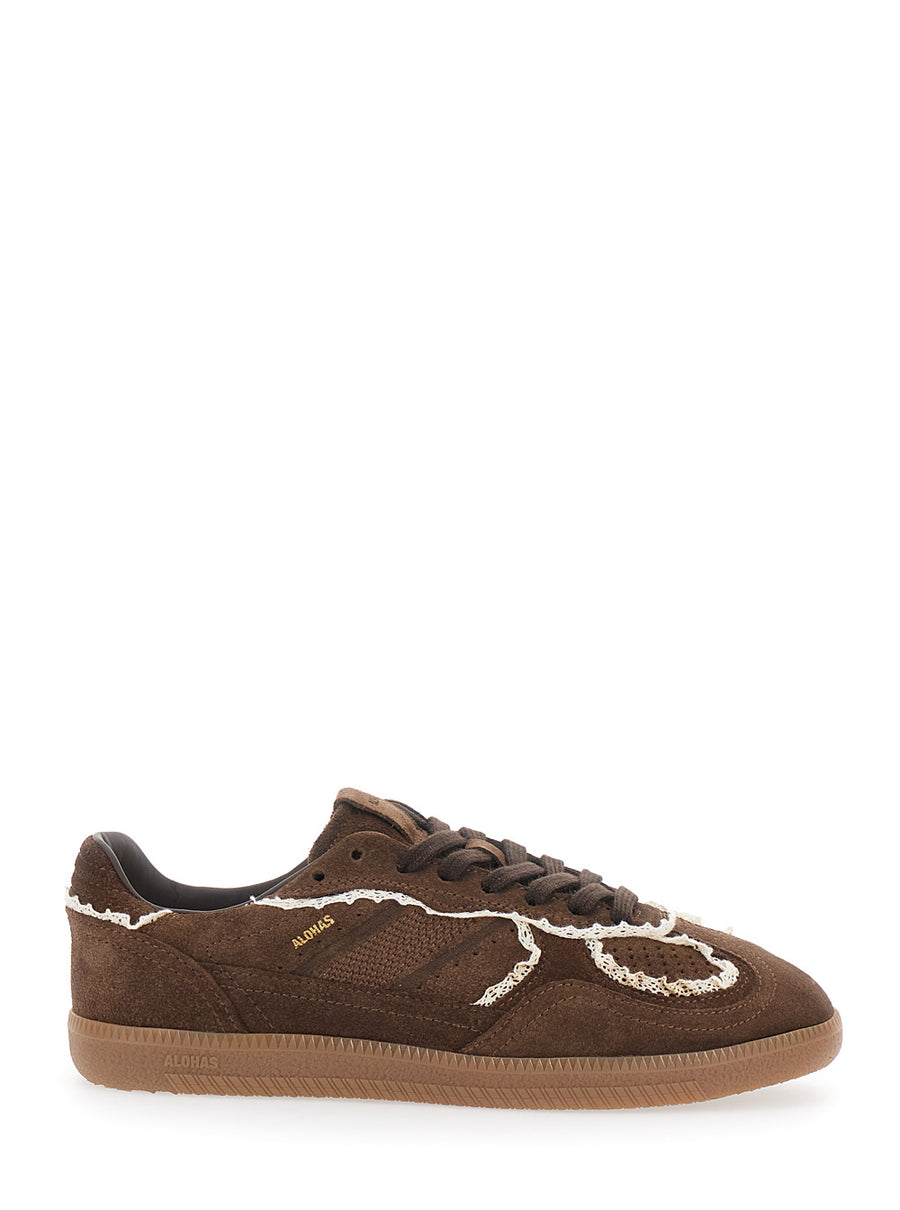 Sneakers Tb.490 Crochet Leather Brown Trainers