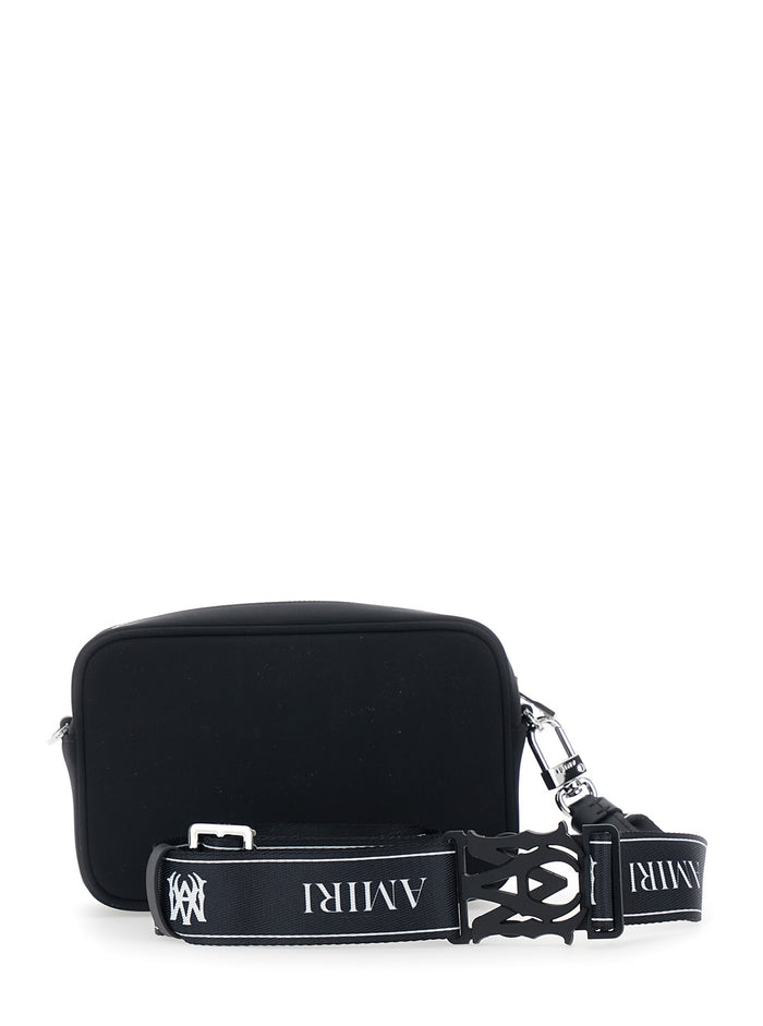 Ma Camera Case Is A Crossbody Bag With Logo, Leather, Black Color, Unisex