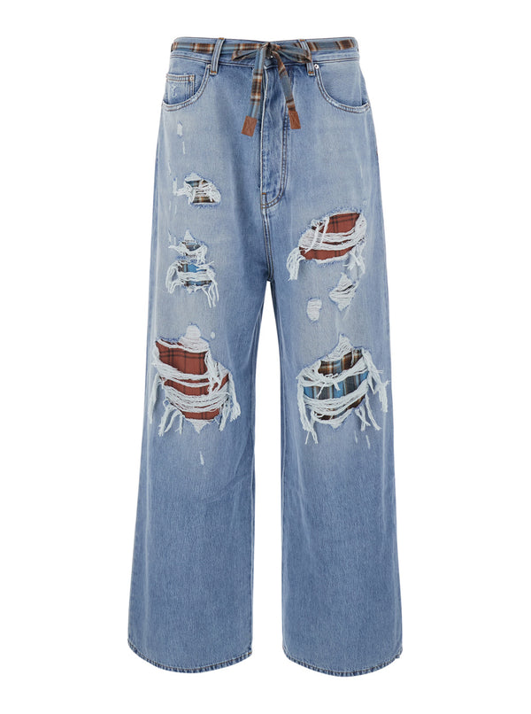 Denim Jeans Light Blue Cotton