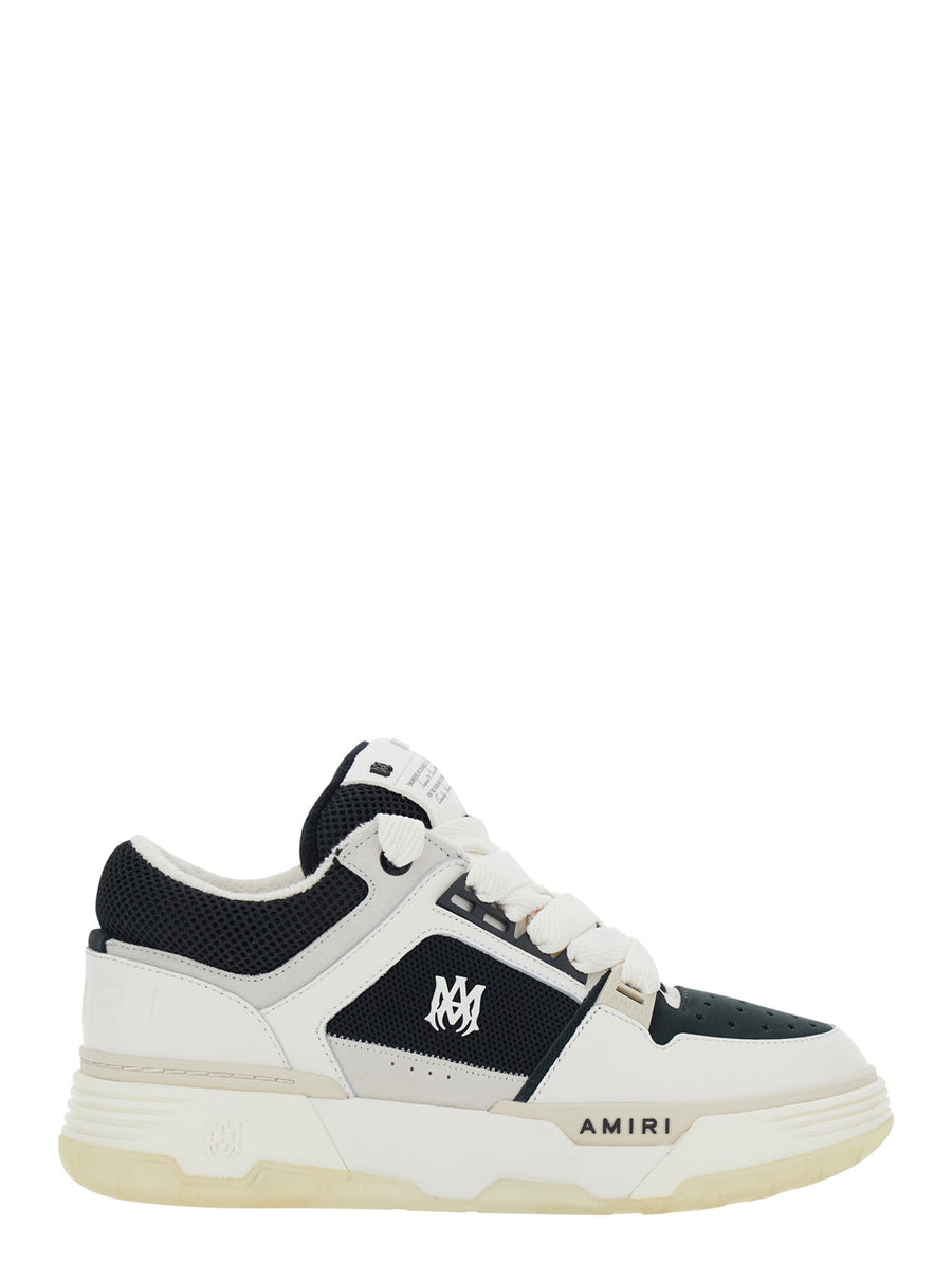 Sneakers White-Black Calf Leather White/black Trainers