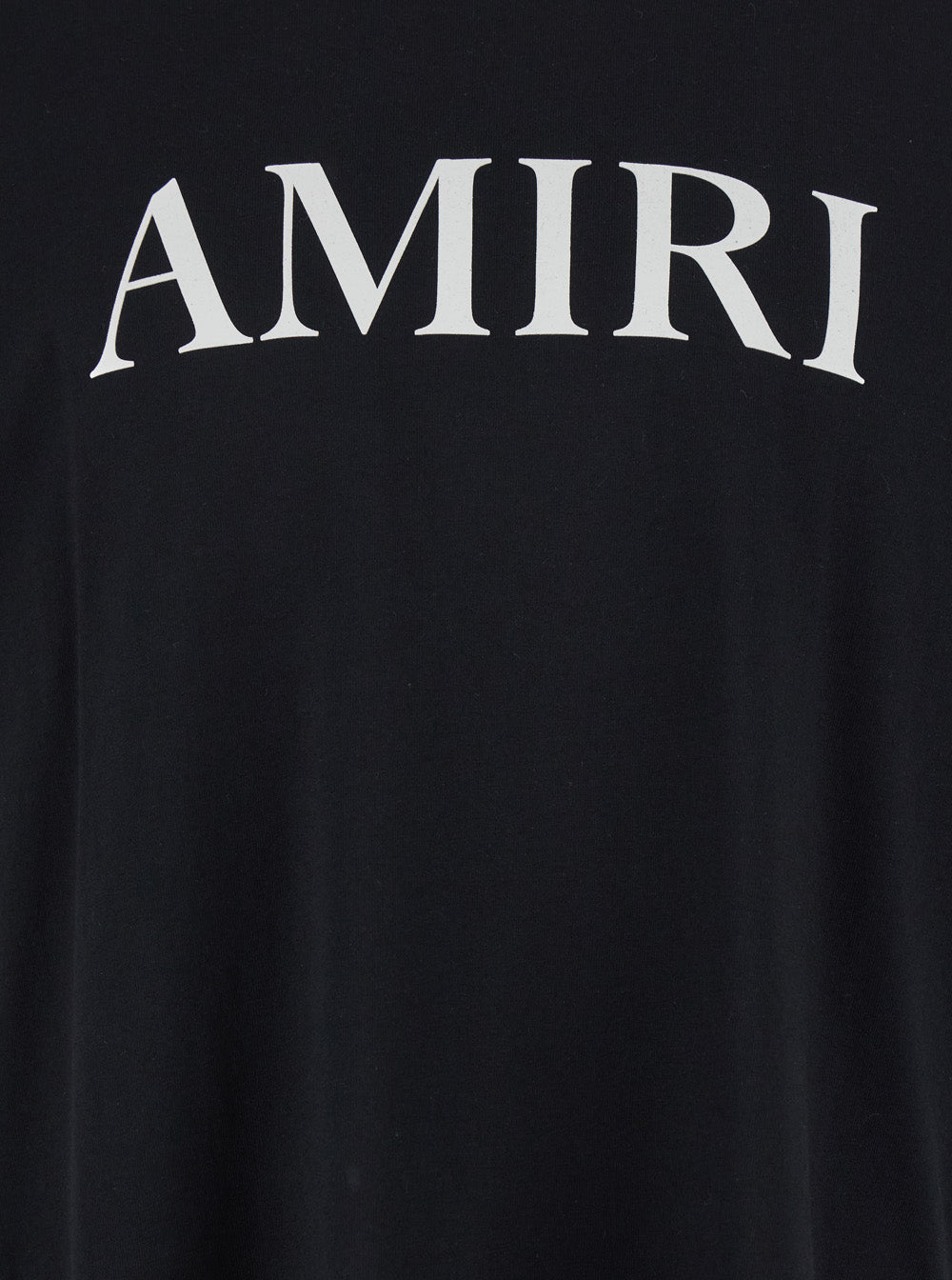 Black T-Shirt With Logo Lettering Print On The Front Cotton For Men Tshirts And Polo Shirts