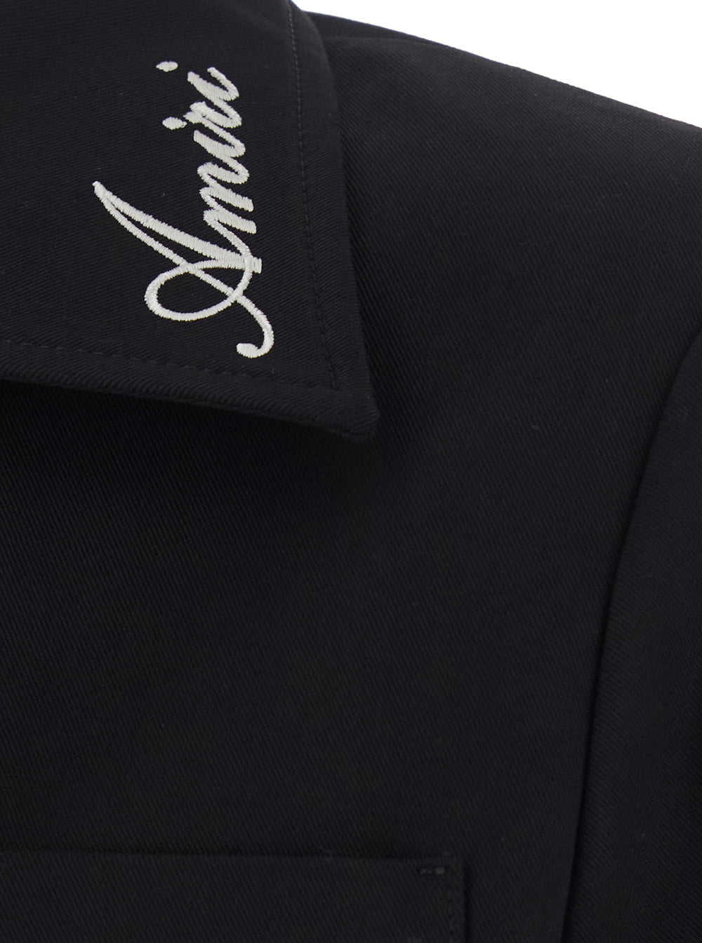 Jacket With Black Cotton Collar For Women