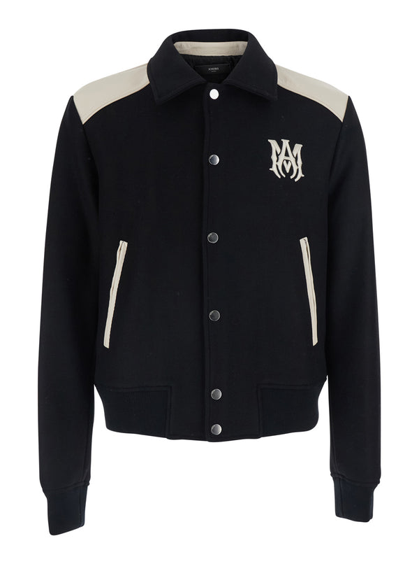 Jacket Ma Band Black Leather Coat