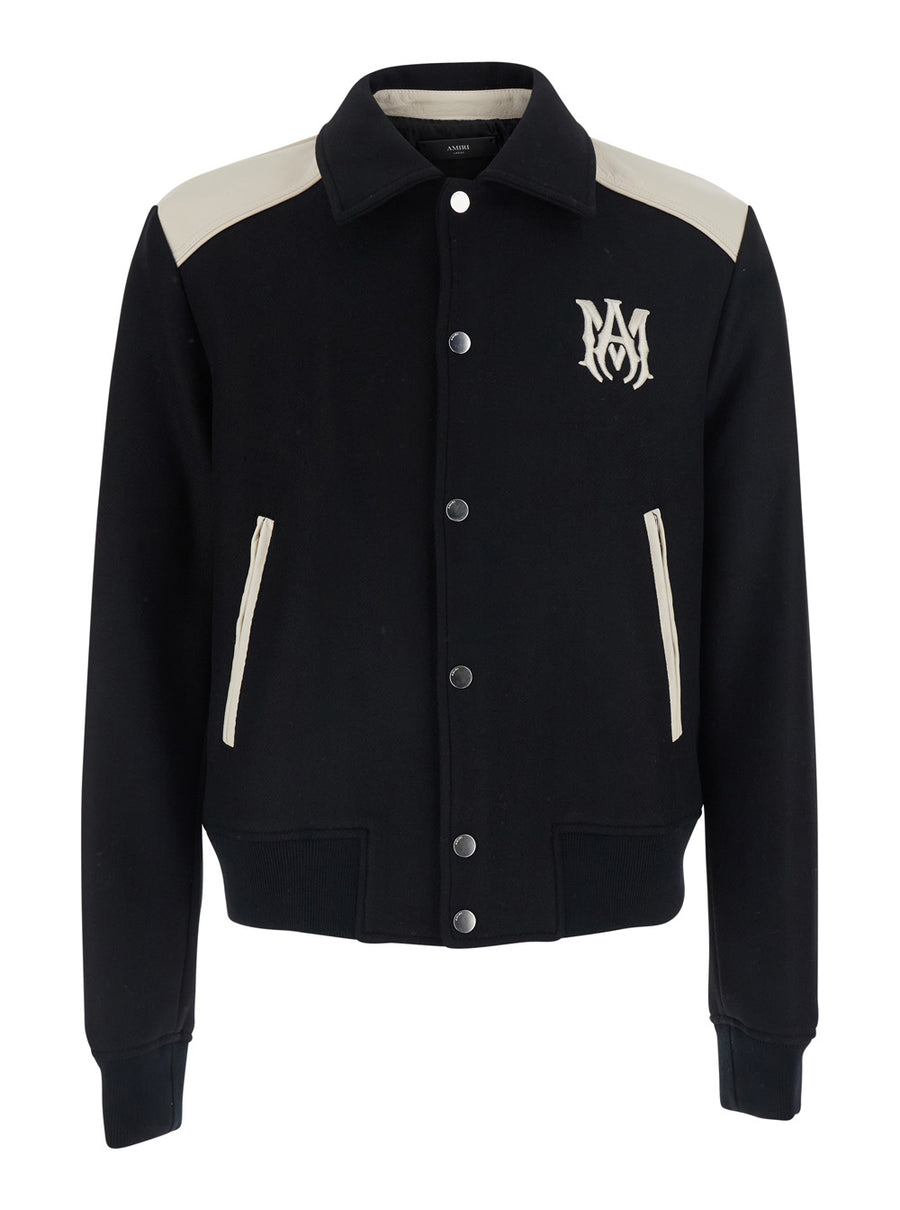 Jacket Ma Band Black Leather Coat