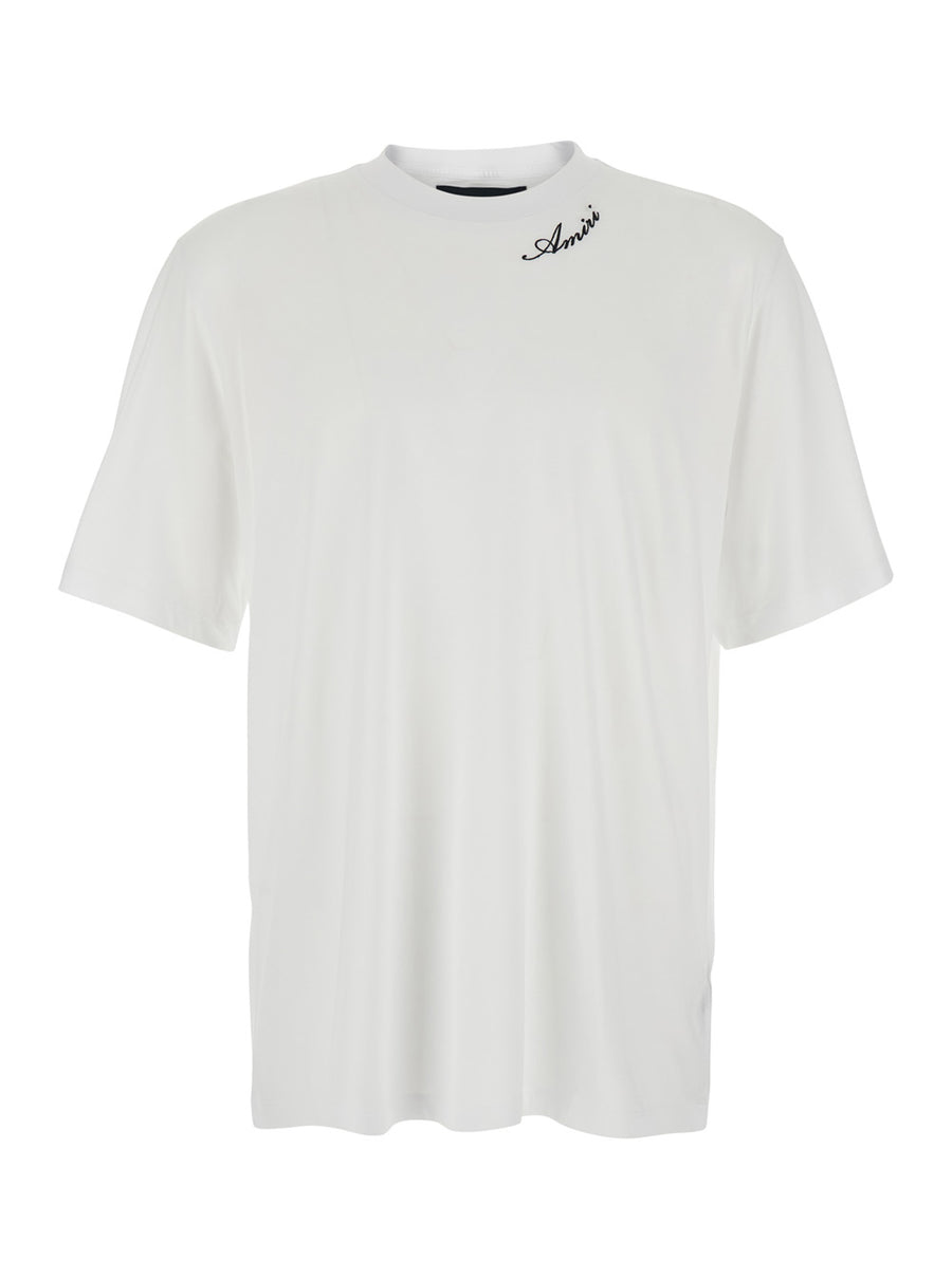 T-Shirt With Front Logo, White T-shirts