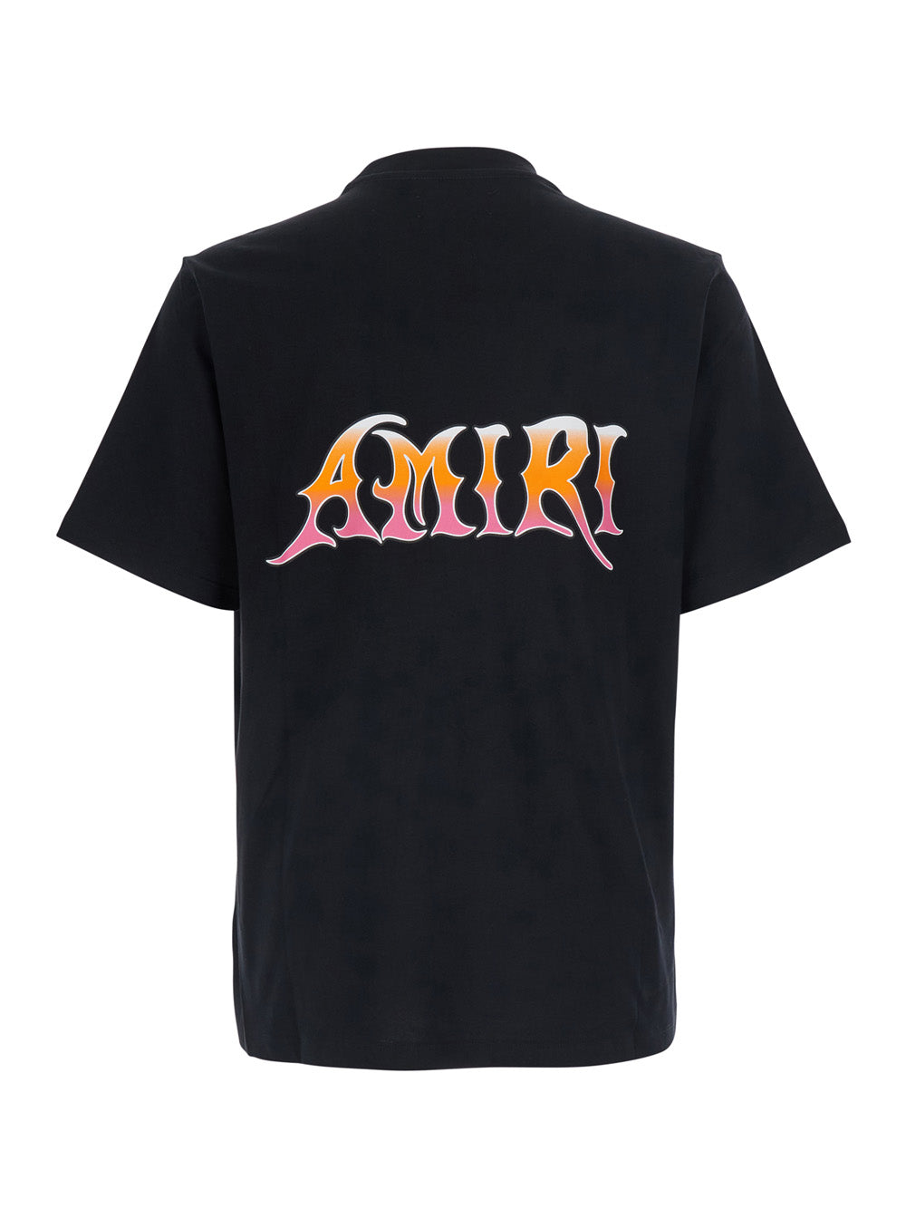 Black T-Shirt With Ma Surf Print On The Front Cotton Men Tshirts And Polo Shirts