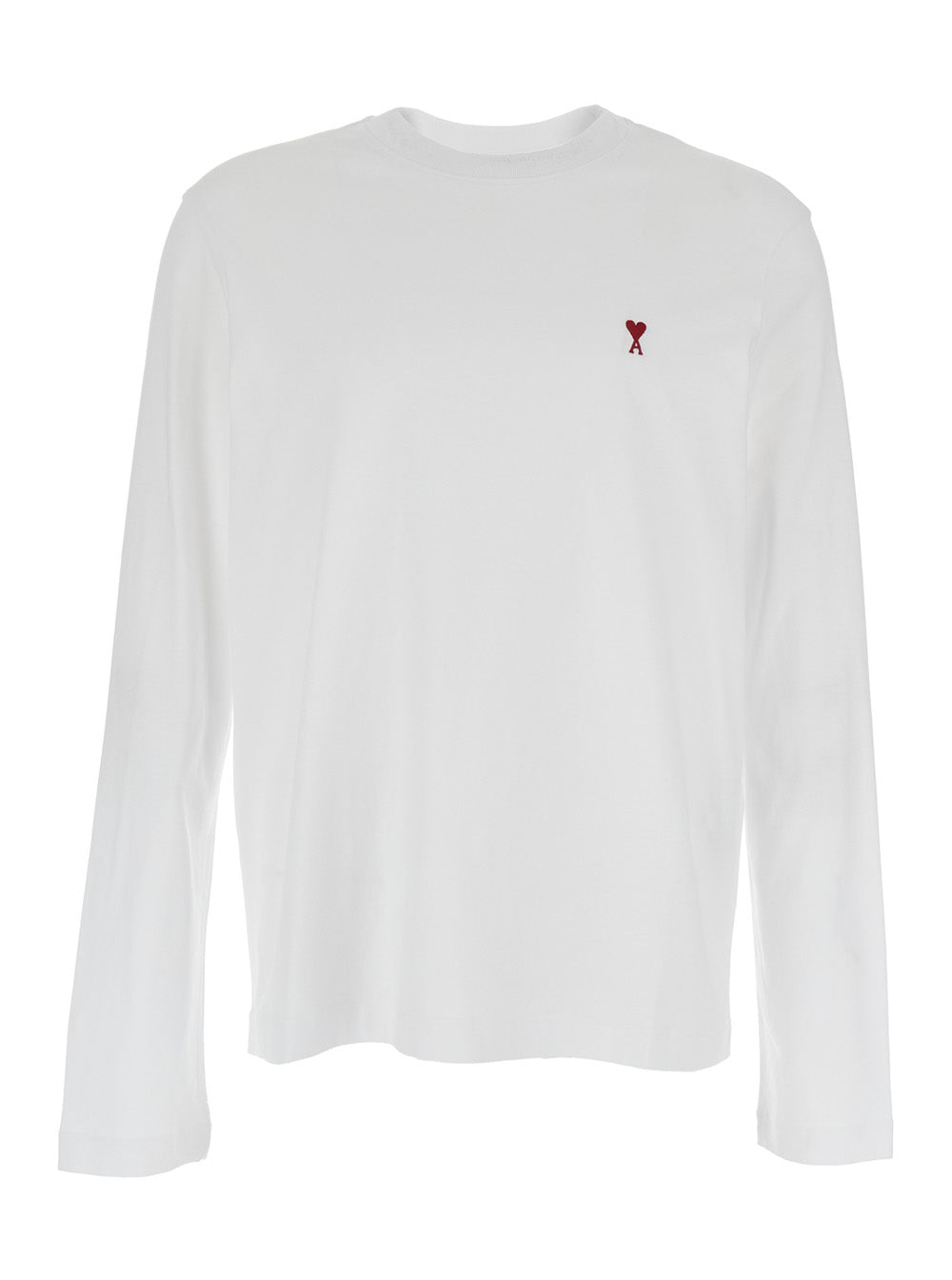 White T-Shirt With Logo On The Front Cotton Men Biologic Tshirts And Polo Shirts