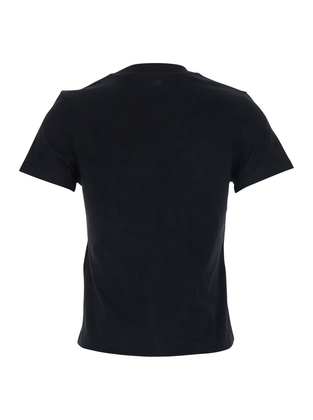 T-Shirt With Adc Embroidery On The Front Black Cotton For Women Tshirts And Polo Shirts