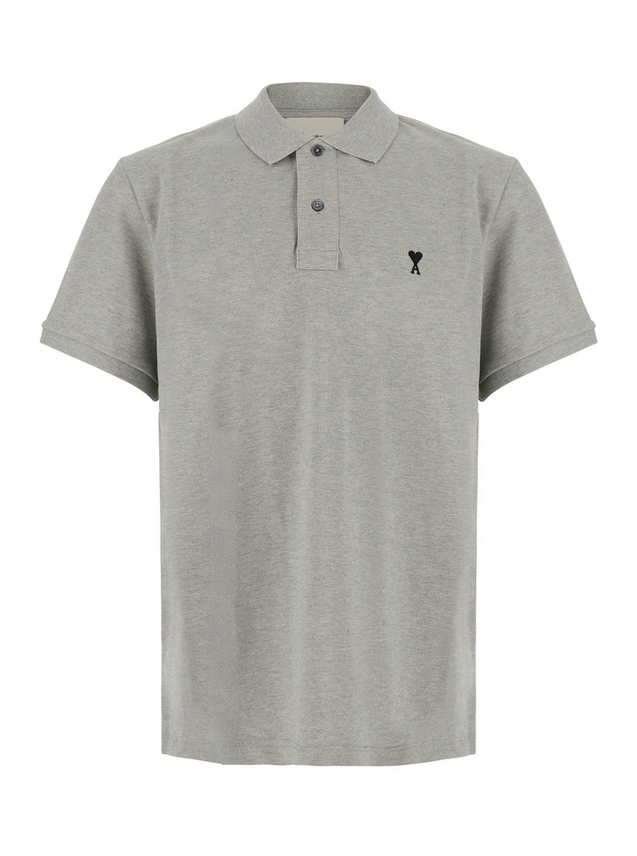 Polo Shirt Ami De Coeur Grey Cotton T-shirts