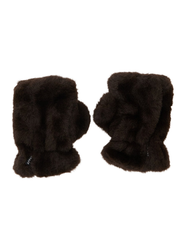 Fingerless Gloves Ariel Brown Tech Fabric Polyester Hat