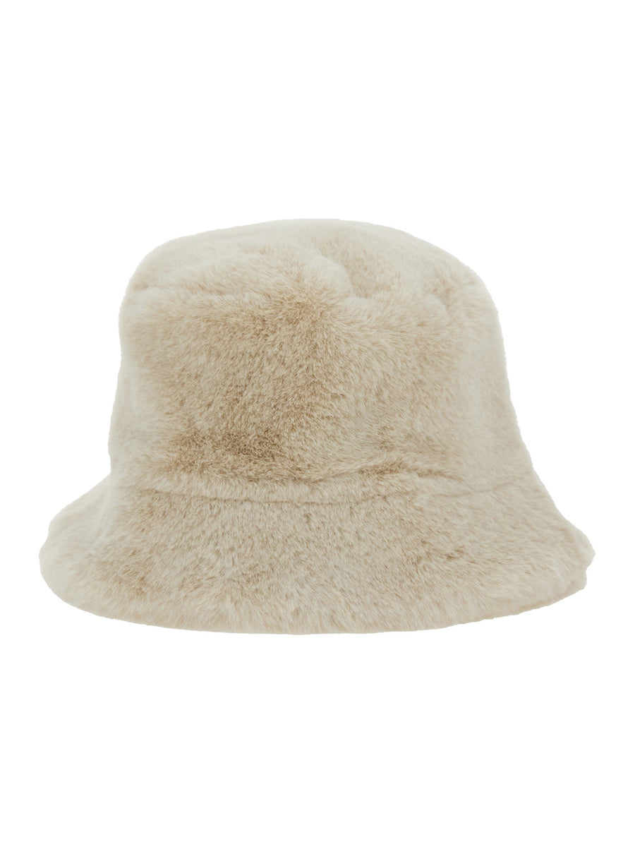 Fisherman Hat White Ecoleather Polyester