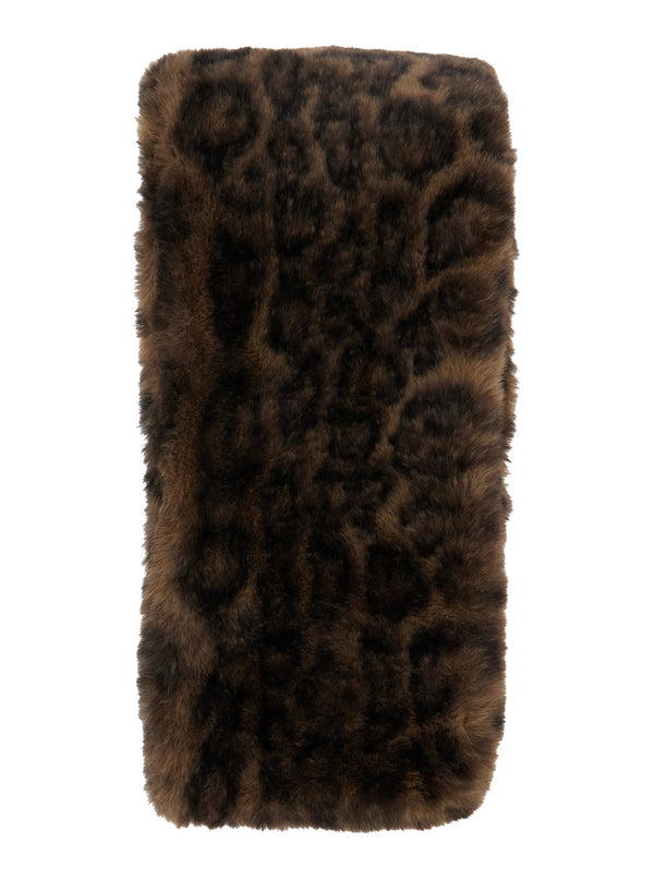 Scarf Kai Leopard Ecoleather Brown Polyester