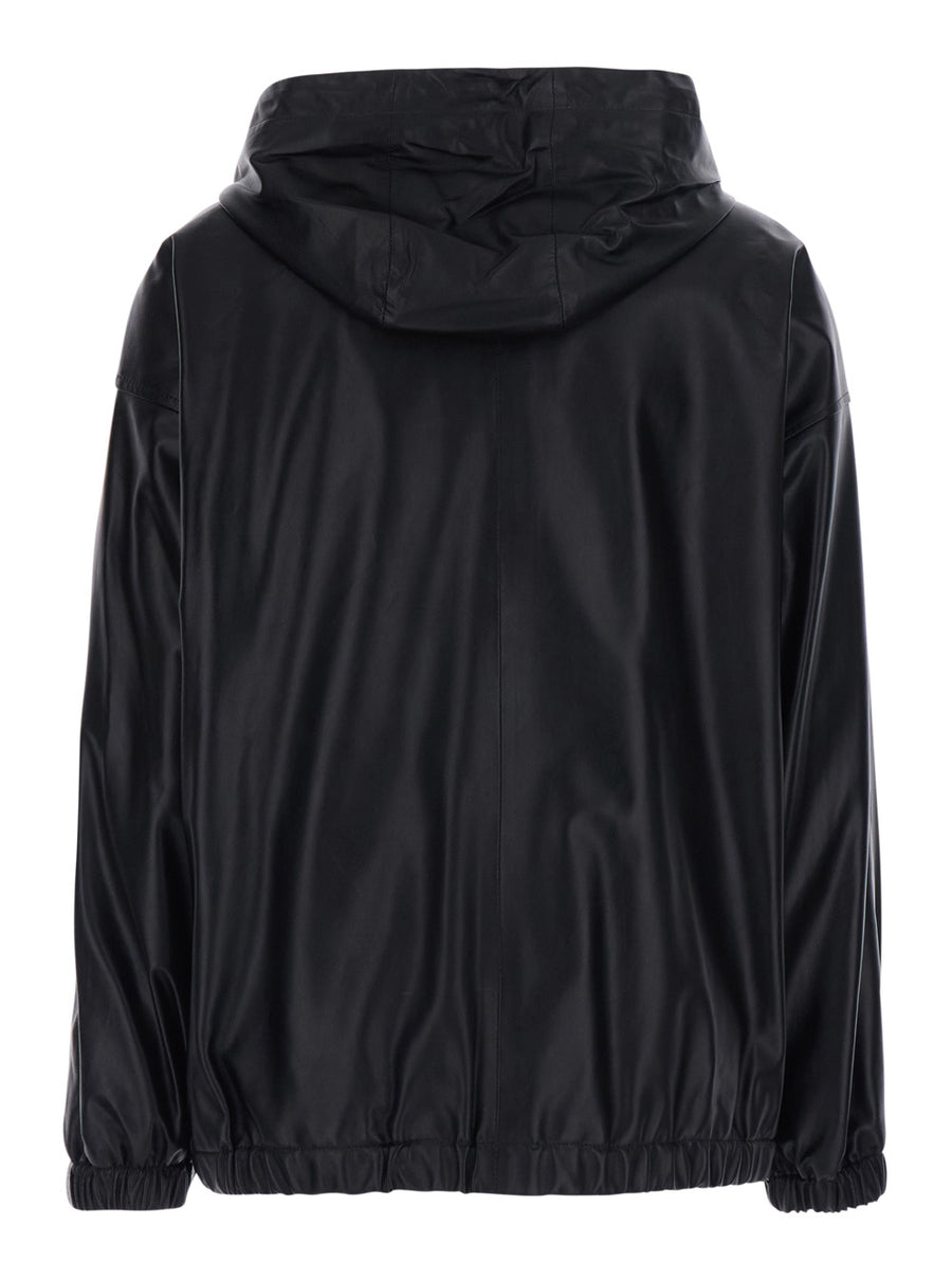Leather Jacket Giusy Black Coat