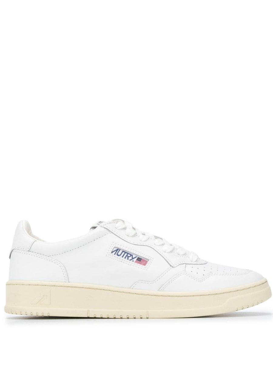 Low Top Sneakers Medalist White Leather Cow Trainers
