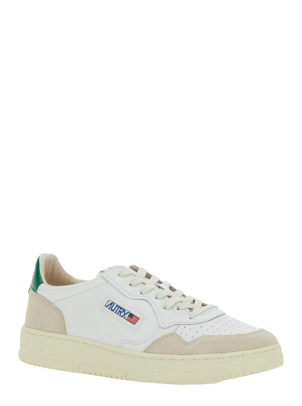 Low Top Sneakers Medalist White Leather Cow Trainers
