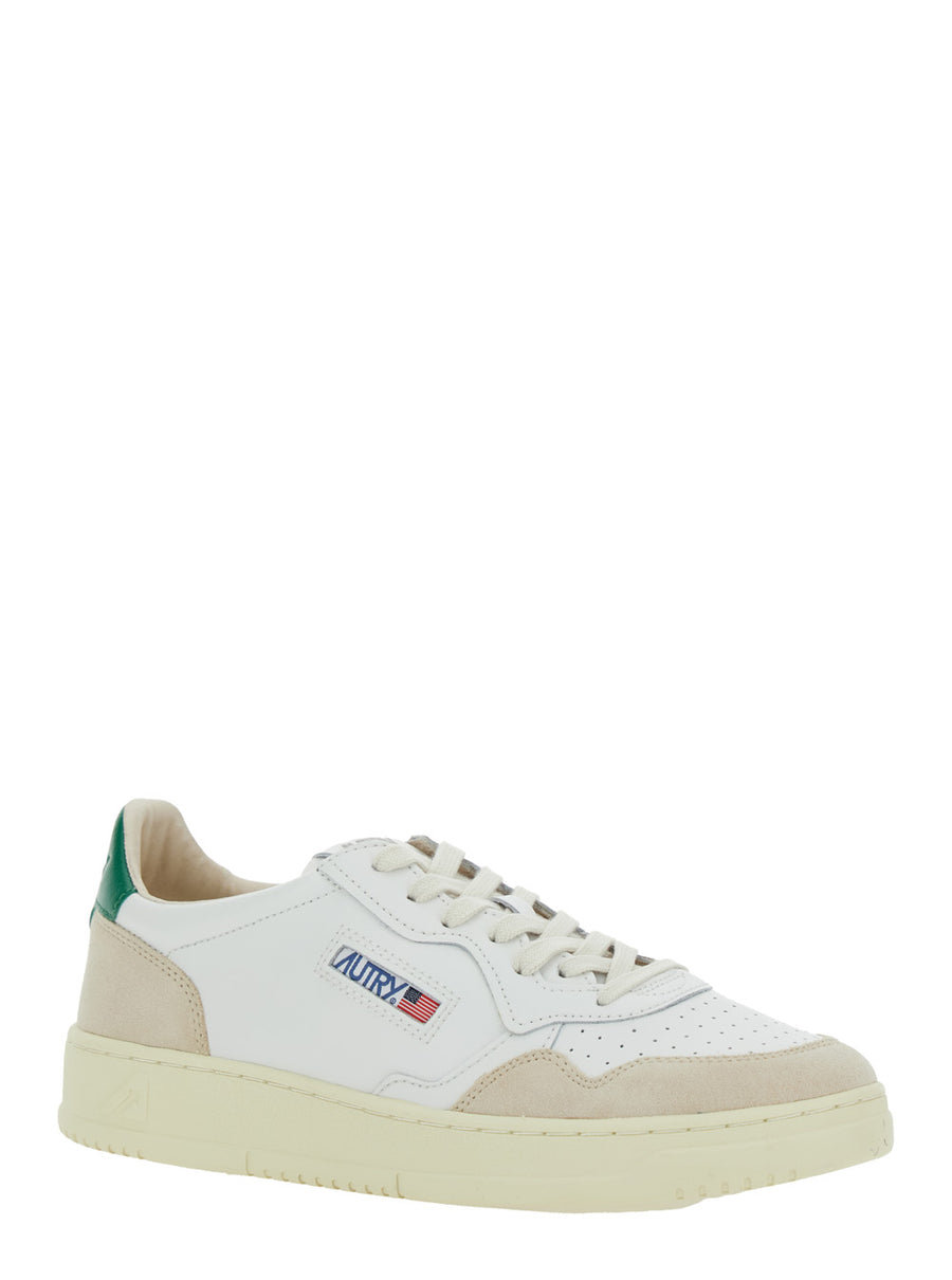 Low Top Sneakers Medalist White Leather Cow Trainers