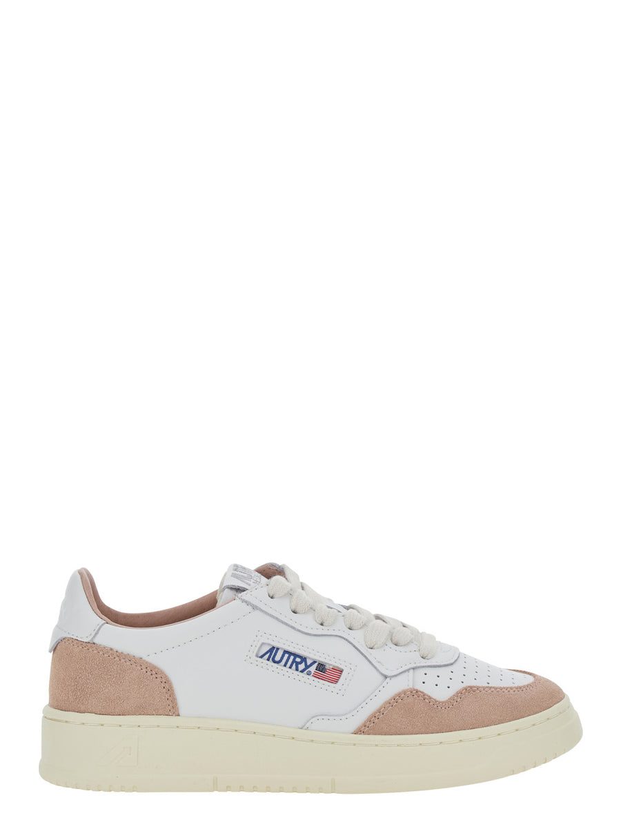 Low-Top Sneakers Medalist White Suede Trainers