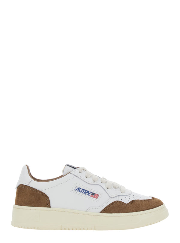 Low-Top Sneakers Medalist White Leather Cow Trainers