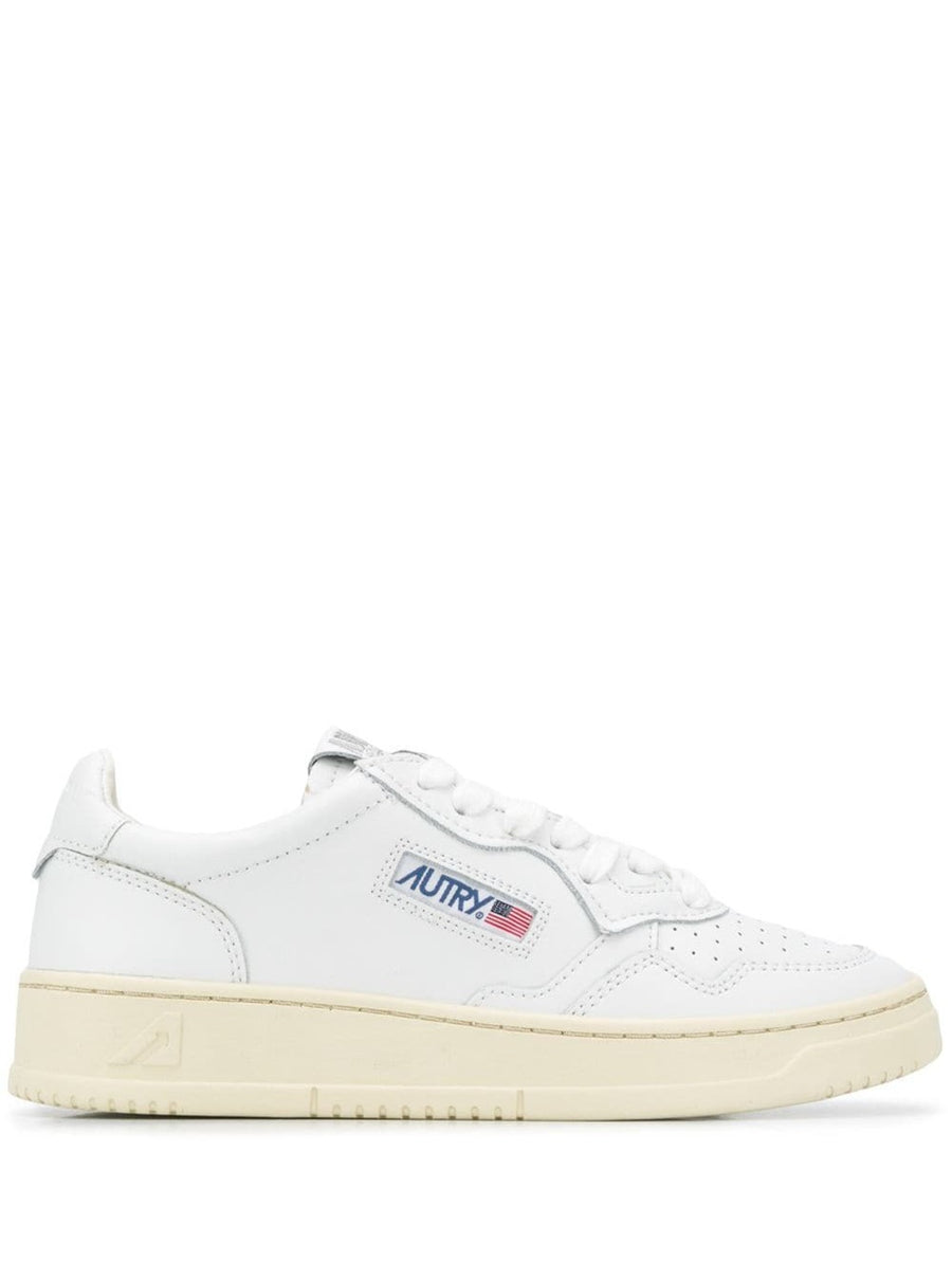 Low-Top Sneakers Medalist White Leather Cow Trainers