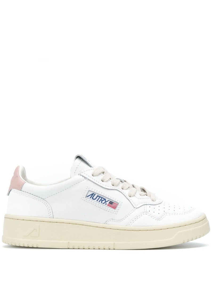 Low Sneakers Medalist White Leather Cow Trainers
