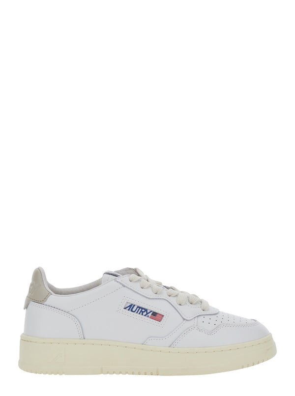 Low Top Sneakers Medalist White Leather Trainers