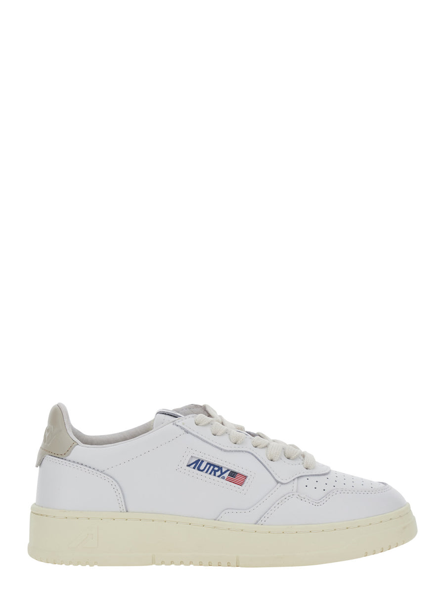 Low Top Sneakers Medalist White Leather Trainers