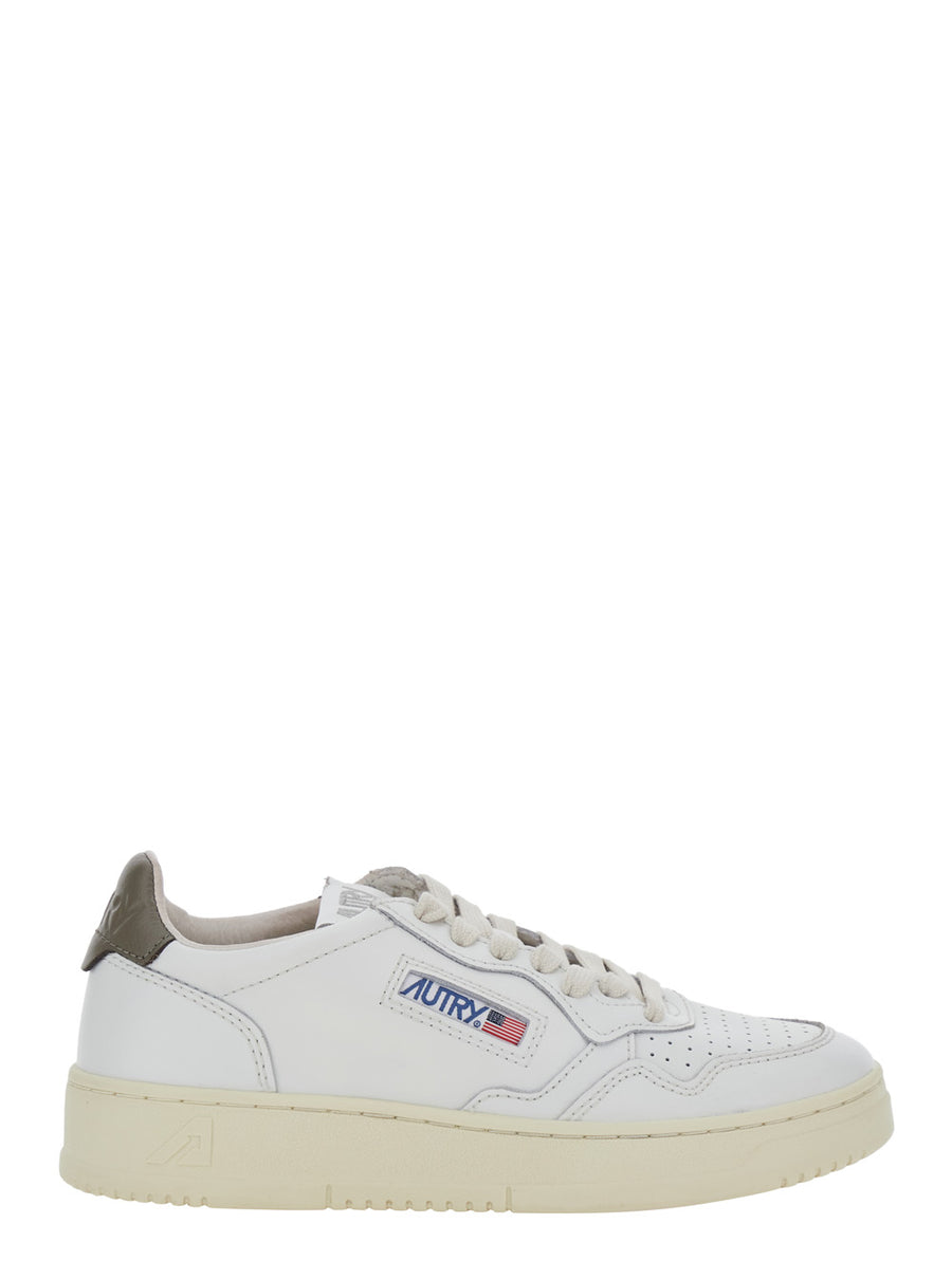 Low Top Sneakers Medalist White Leather Trainers