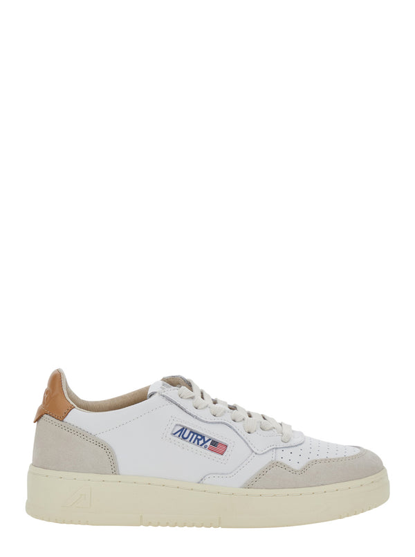 Low Top Sneakers Medalist White Leather Trainers