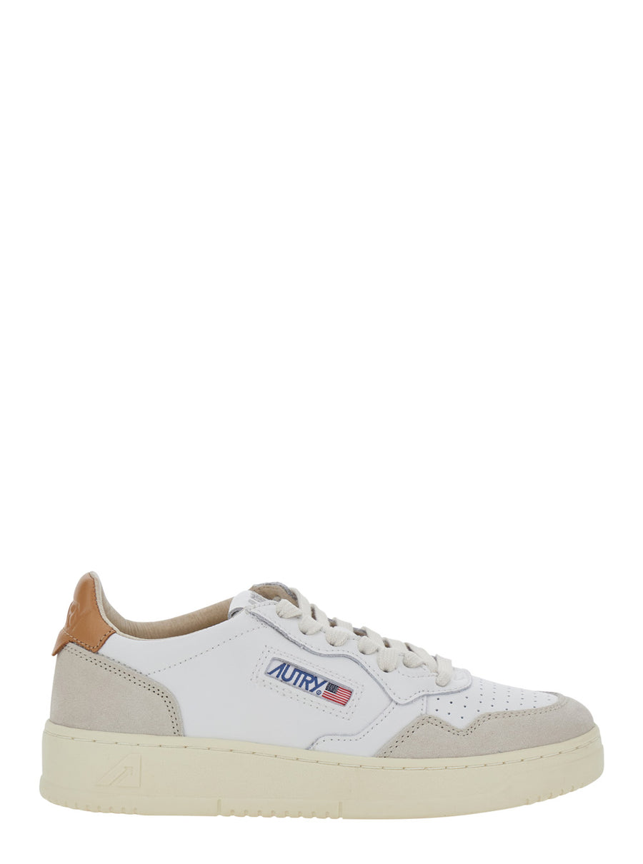 Low Top Sneakers Medalist White Leather Trainers