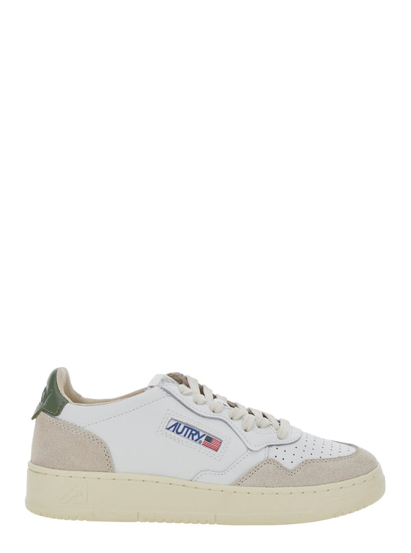 Low Top Sneakers Medalist White Leather Trainers