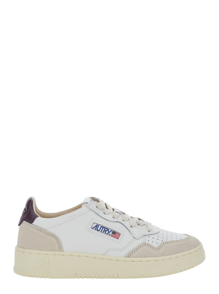 Low Top Sneakers Medalist White Leather Trainers